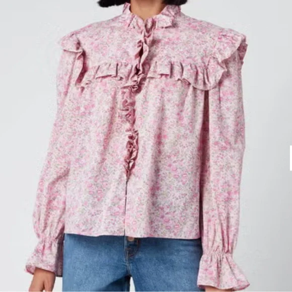 Philosophy di Lorenzo Serafini Women's Liberty Fantasy Print Shirt XS NWT - Picture 2 of 6